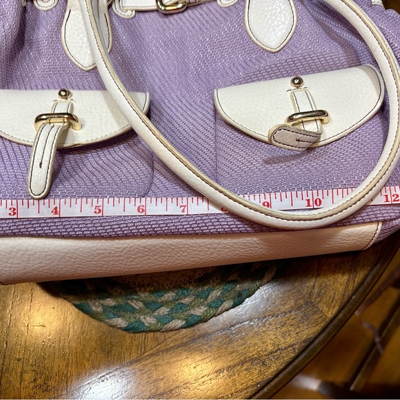 Etienne Aigner Marseille Straw Collection - Lilac/White - Picture 7 of 10